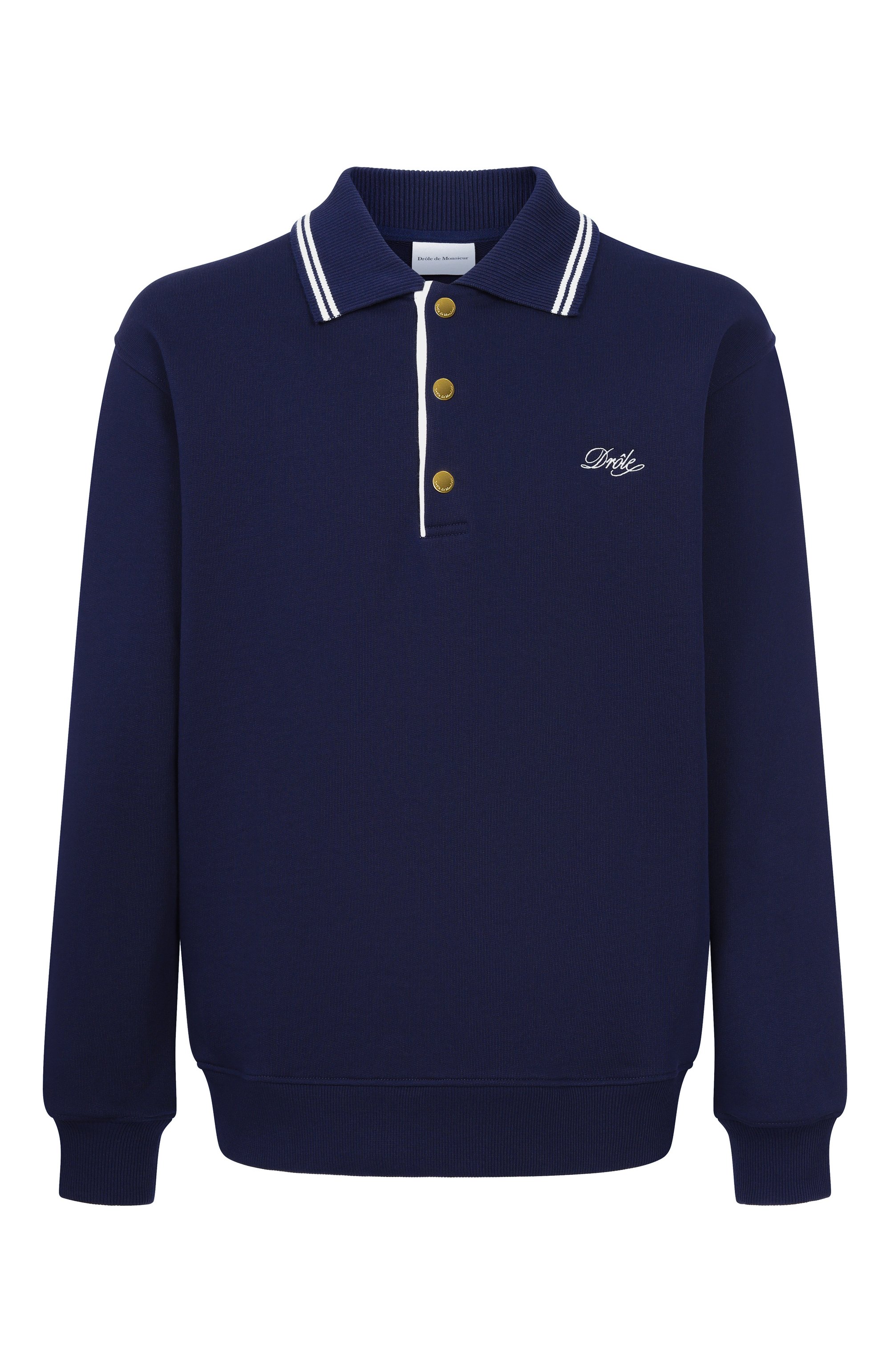 Хлопковое поло DROLE DE MONSIEUR, арт. J-PL132-C0127-NY, фото 1