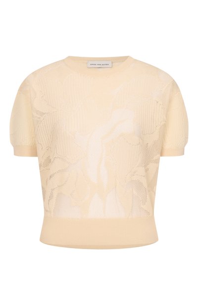 Женский хлопковый пуловер DRIES VAN NOTEN, арт. 011226/3733