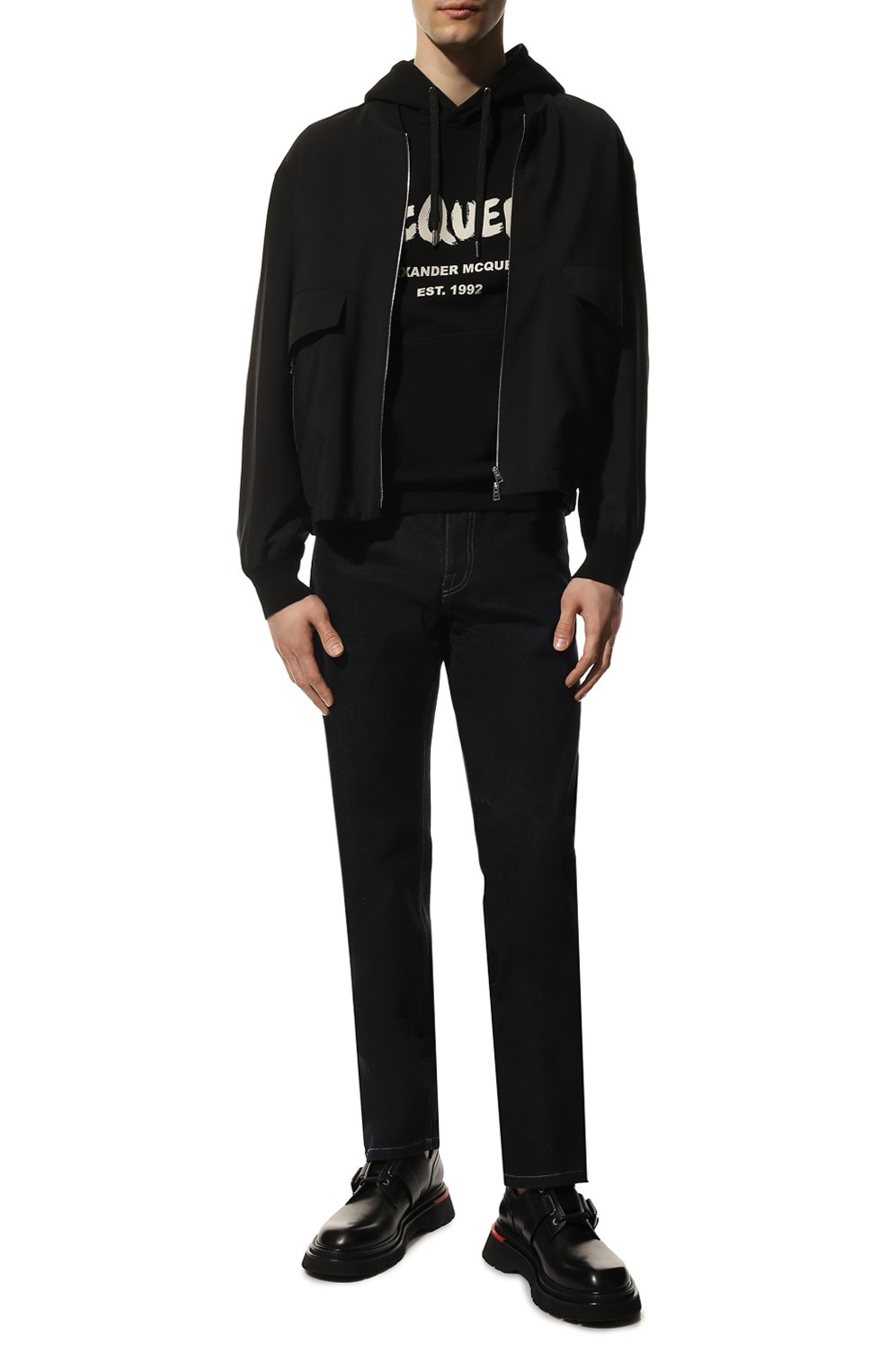 Хлопковое худи ALEXANDER MCQUEEN, арт. 665401/QRZ71, фото 2