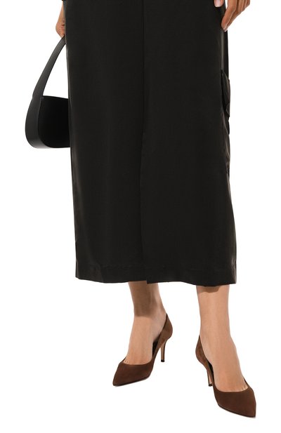 Замшевые туфли gianvito 70 GIANVITO ROSSI, арт. G26770.70RIC.CAMBR0W, фото 3