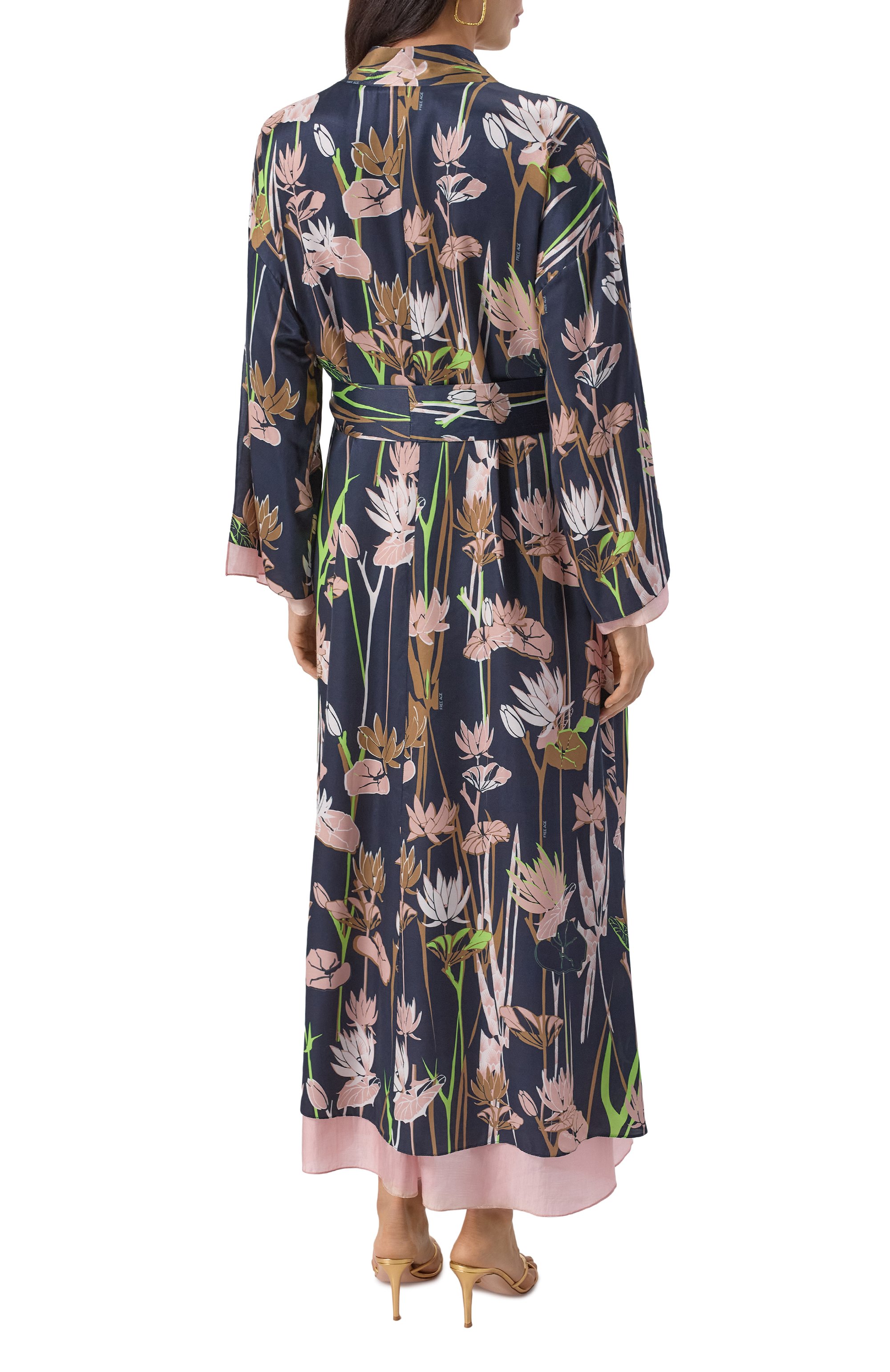 Кимоно из хлопка и шелка  FREEAGE, арт. WS25.CR081M.6001.499, фото 4