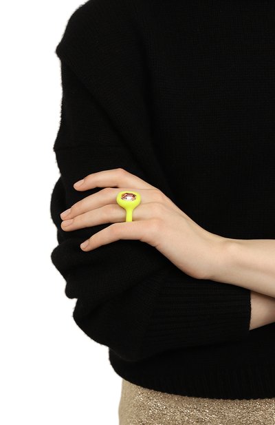 Кольцо LILI ARCHIVE салатового цвета по цене 19140 руб., арт. RM19PR, фото 2 Кольцо LILI ARCHIVE, арт. RM19PR, фото 2