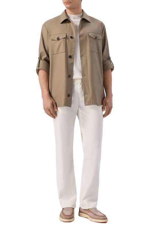 Шерстяная куртка-рубашка MVST M26.CSM.J404/V0074-TECH W00L Бежевый  M26.CSM.J404/V0074-TECH W00L Фото 2