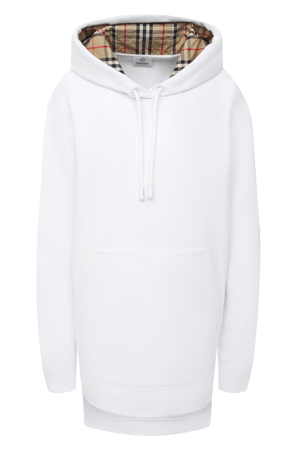 Хлопковое худи BURBERRY белого цвета по цене 106000 руб., арт. 8035860, фото 1 Хлопковое худи BURBERRY, арт. 8035860, фото 1