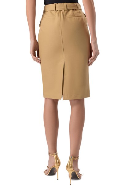 Джинсовая юбка GIUSEPPE DI MORABITO бежевого цвета по цене 96350 руб., арт. 04SSSK142 04411, фото 4 Джинсовая юбка GIUSEPPE DI MORABITO, арт. 04SSSK142 04411, фото 4