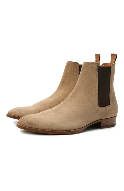 Мужские замшевые челси wyatt SAINT LAURENT, арт. 443208/BT300