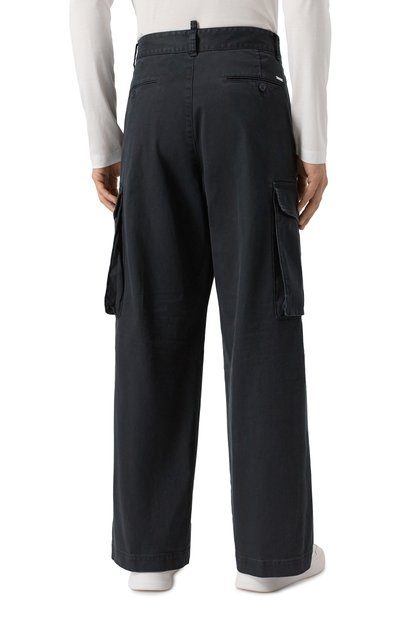 Хлопковые брюки-карго DSQUARED2, арт. S74KB1079/S39021, фото 4