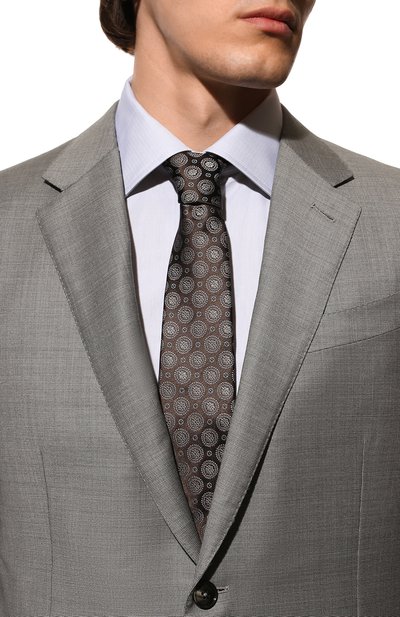 Шелковый галстук CANALI, арт. 18/HJ03581, фото 2