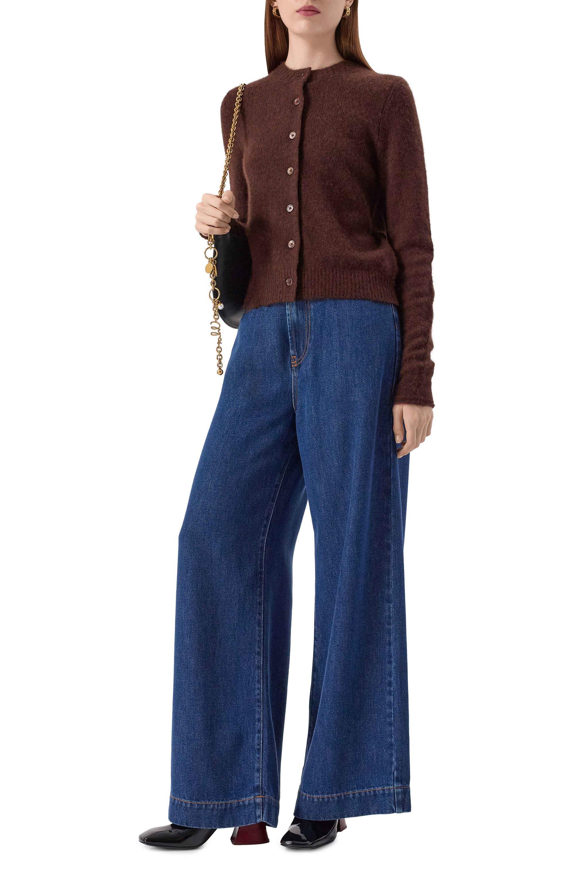 Лакированные ботильоны janis 80 CHLOÉ, арт. CH25A11JSG, фото 3