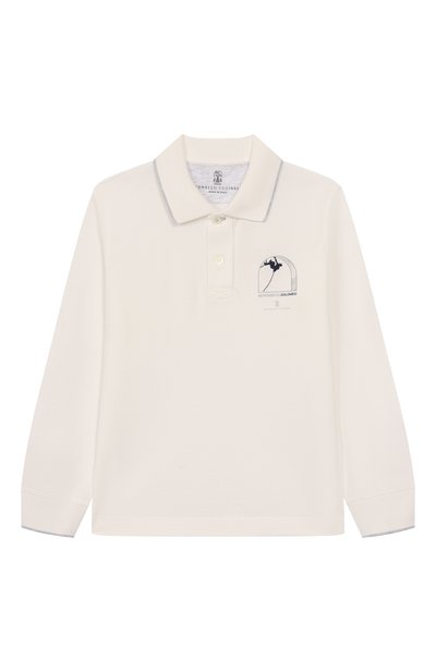 Хлопковое поло BRUNELLO CUCINELLI, арт. BE854T327B