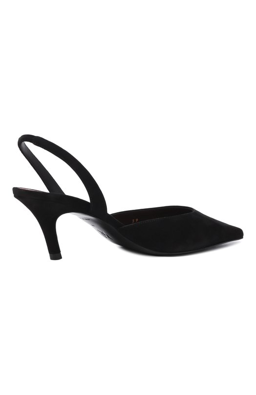 Замшевые туфли Sofia Sling 60 Amina Muaddi S0FIA SLING/SUEDE Чёрный  S0FIA SLING/SUEDE Фото 5