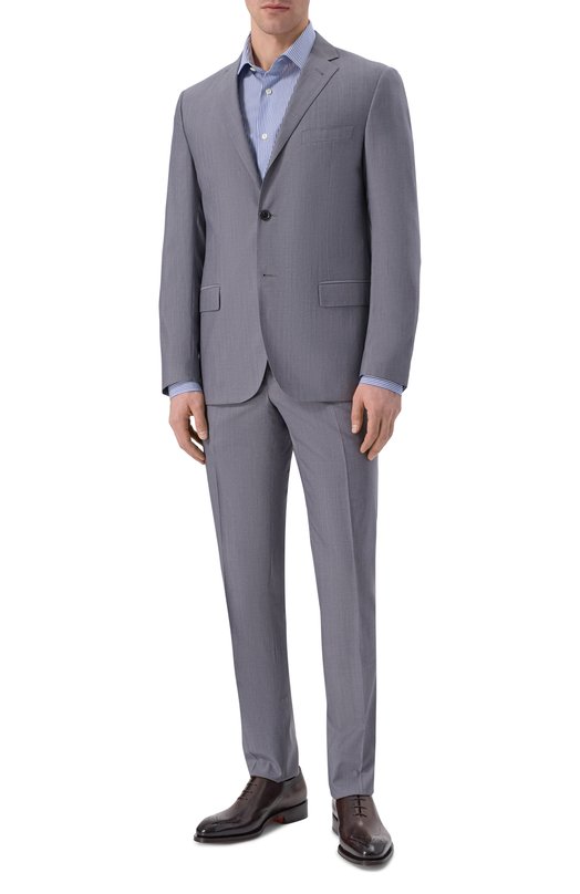 Хлопковая сорочка Giampaolo 608/TS39332 Синий  608/TS39332 Фото 2