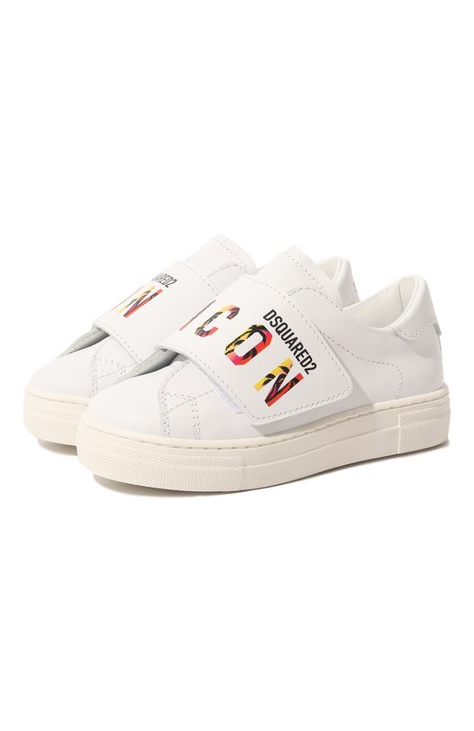 Кожаные кеды Dsquared2