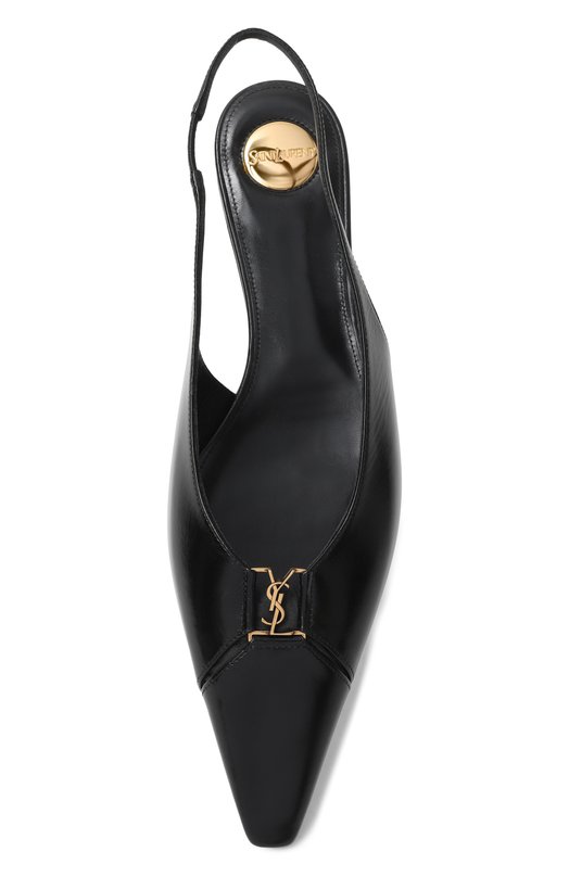 Кожаные балетки Babylone Saint Laurent 800240/AAEHI Чёрный  800240/AAEHI Фото 6
