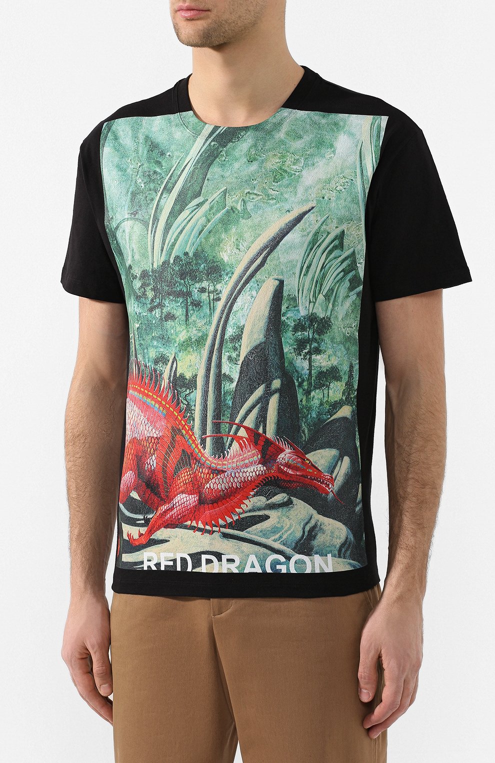 Хлопковая футболка VALENTINO, арт. TV0MG06P69H, фото 3