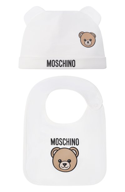 Комплект из шапки и нагрудника MOSCHINO, арт. MUY099/LCA19