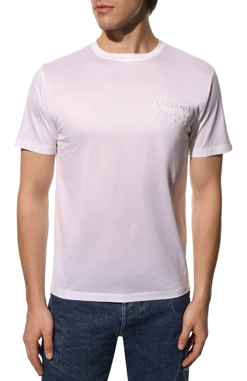 Хлопковая футболка STEFANO RICCI, арт. MNH3102250/TE0001, фото 3