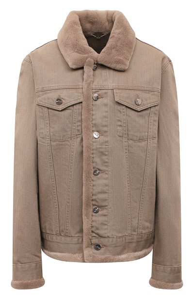 Джинсовая куртка с подкладкой из меха норки YANA DRESS, арт. 2-38-084-760МН, фото 1