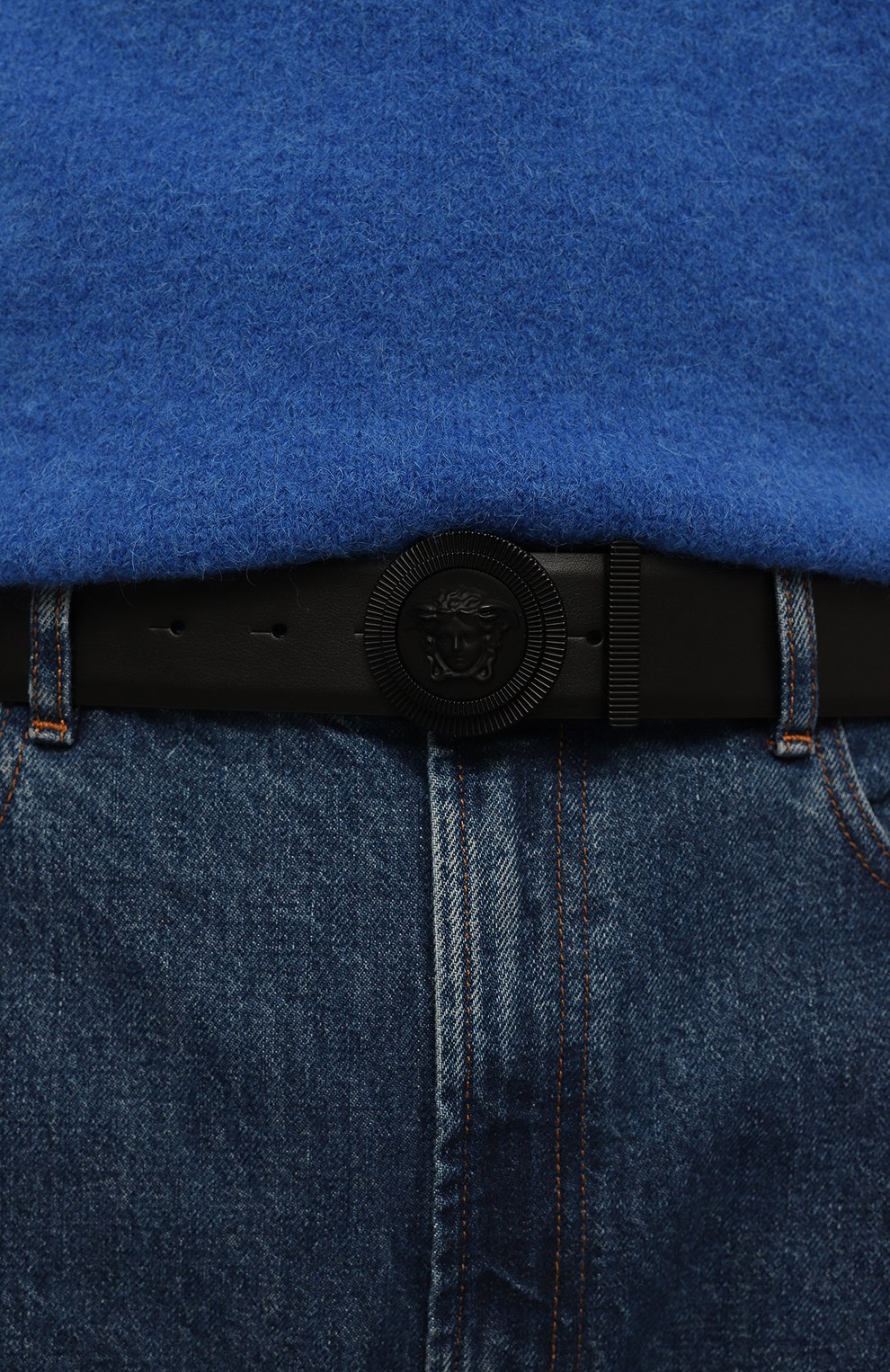 Кожаный ремень VERSACE, арт. 1003873/1A04792, фото 2