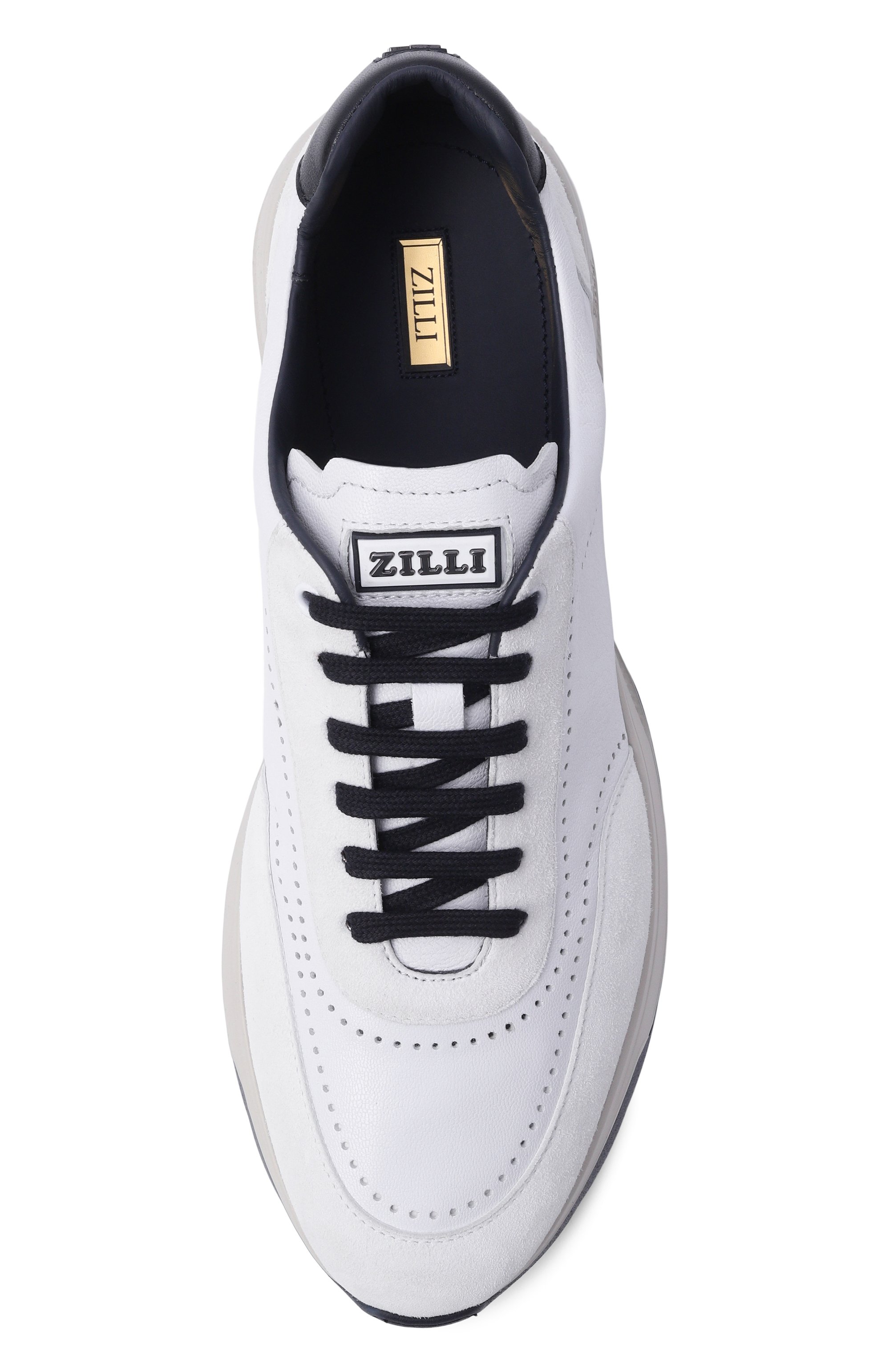 Кожаные кроссовки ZILLI, арт. H0291AM1250VZEV12, фото 5