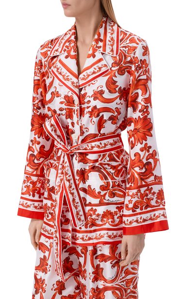 Шелковая рубашка DOLCE & GABBANA, арт. F5Q03T/GDDRE, фото 3