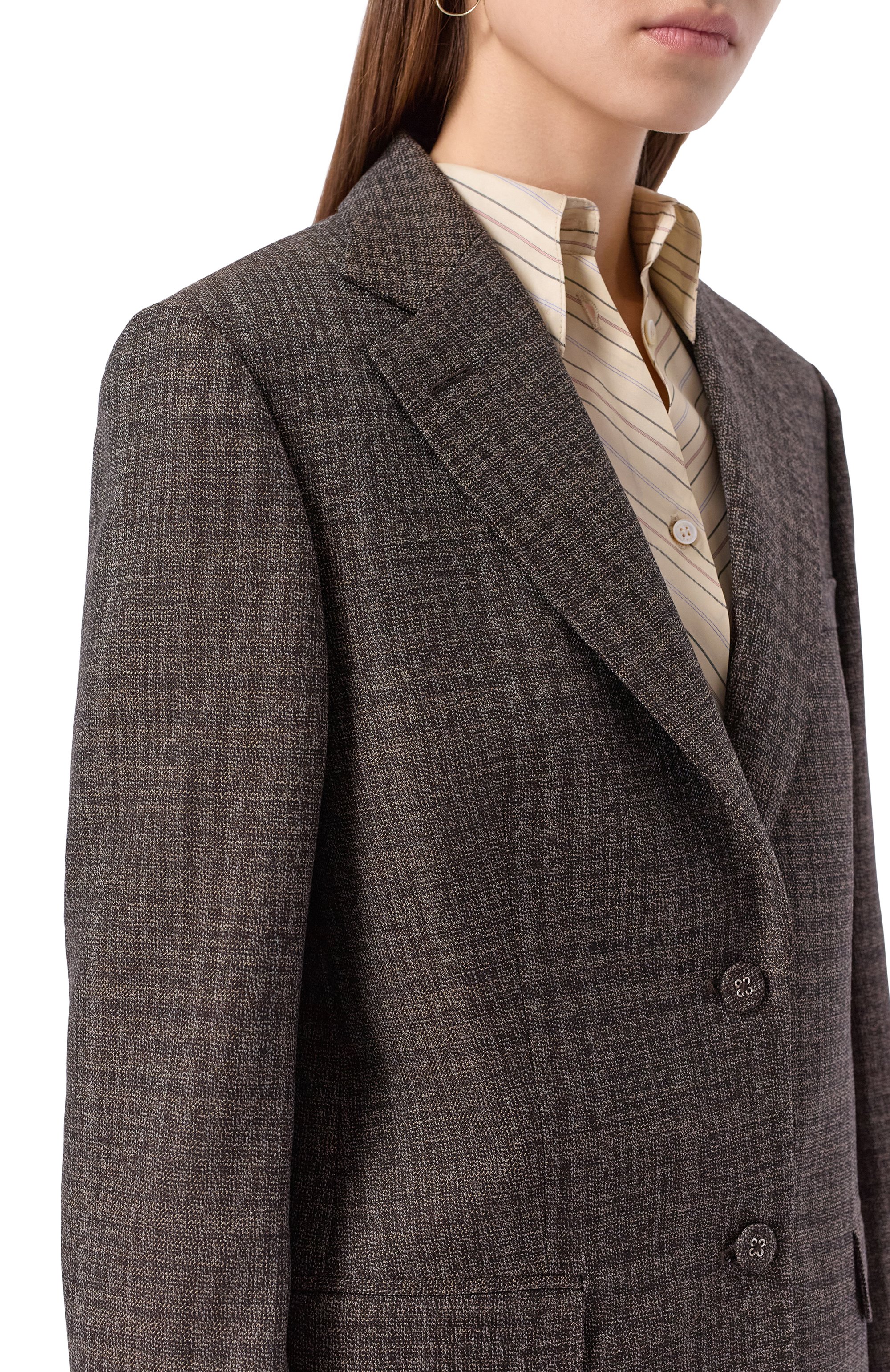 Шерстяной жакет OFFICINE GENERALE, арт. W25WTLG402, фото 5