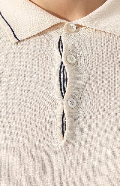 Поло изо льна и хлопка FIORONI, арт. MK20701C1, фото 5