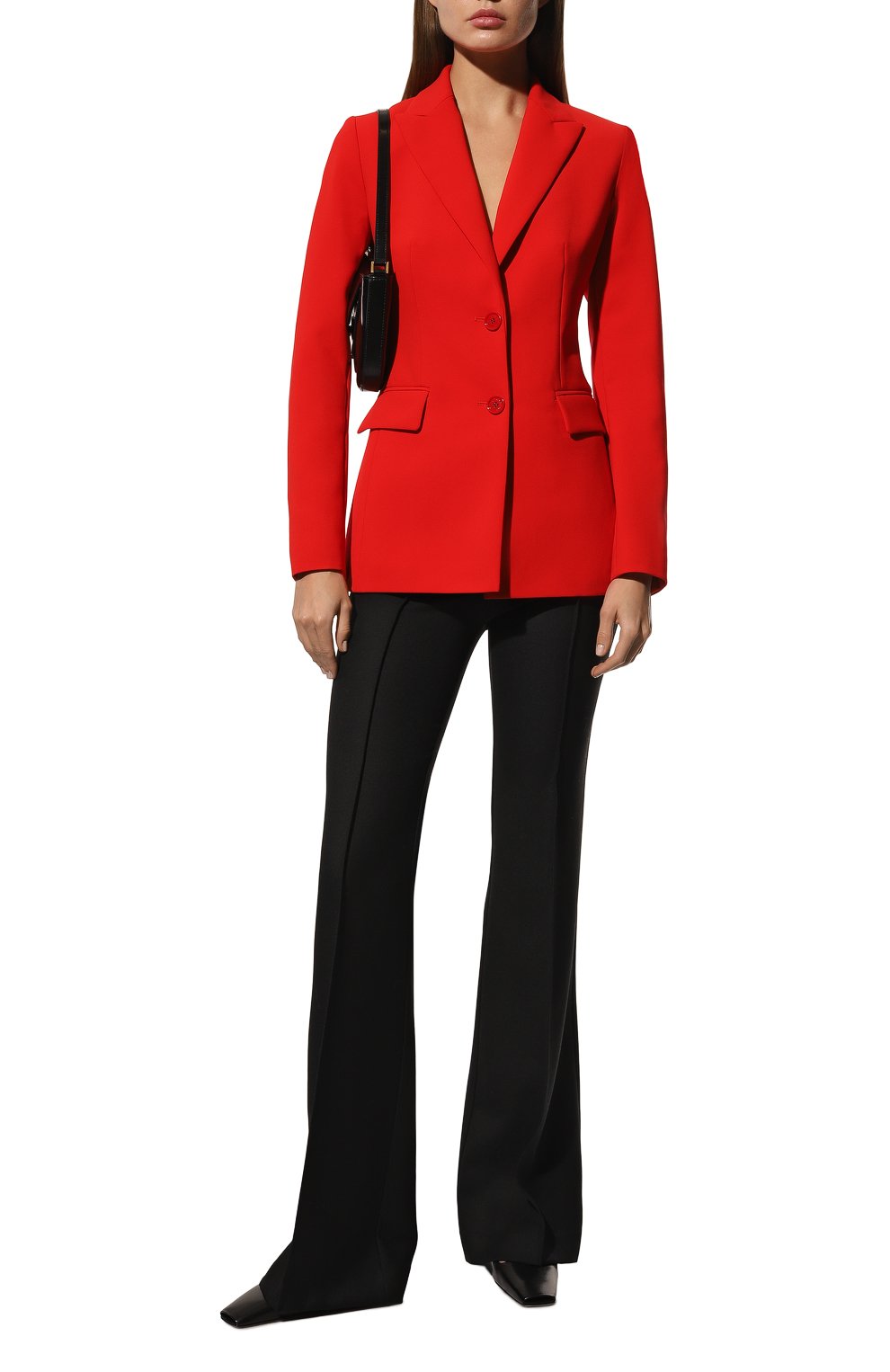 Жакет OLOLOL красного цвета по цене 54000 руб., арт. OLJT018/8955.604/W23, фото 2 Жакет OLOLOL, арт. OLJT018/8955.604/W23, фото 2