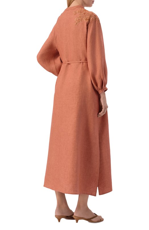 Льняное платье MVST M26.2PW.D900/ZEG3043 Коричневый  M26.2PW.D900/ZEG3043 Фото 3