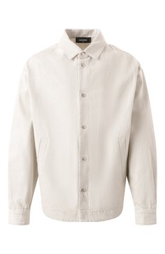 Мужская джинсовая куртка icon DSQUARED2 светло-серого цвета, арт. S79AM0073/D30013 | Фото 1 (Длина (верхняя одежда): Короткие; Материал сплава: Проставлено; Рукава: Длинные; Драгоценные камни: Проставлено; Стили: Кэжуэл; Кросс-КТ: Легкие, Деним; Материал внешний: Деним, Хлопок)