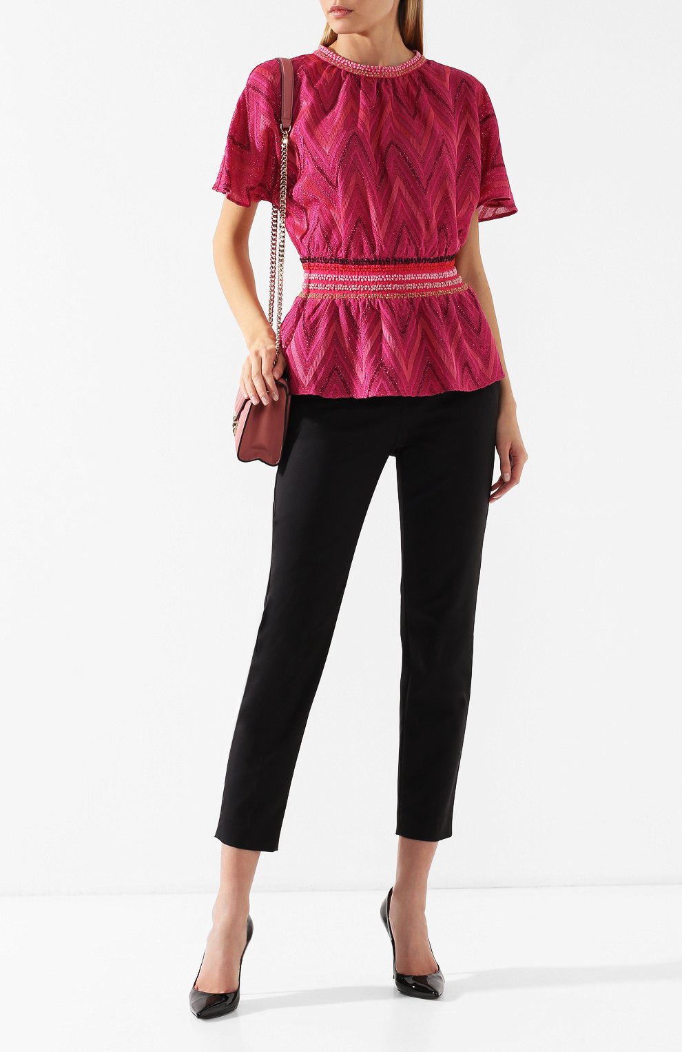 Приталенный топ M MISSONI, арт. 2DJ00015/2J0005, фото 2