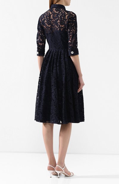 Платье из смеси хлопка и вискозы PRADA, арт. P3A94-1SA4-F0008, фото 4