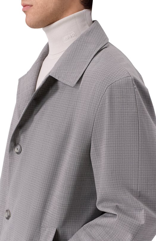 Плащ BOSS 50556630 Серый  50556630 Фото 5