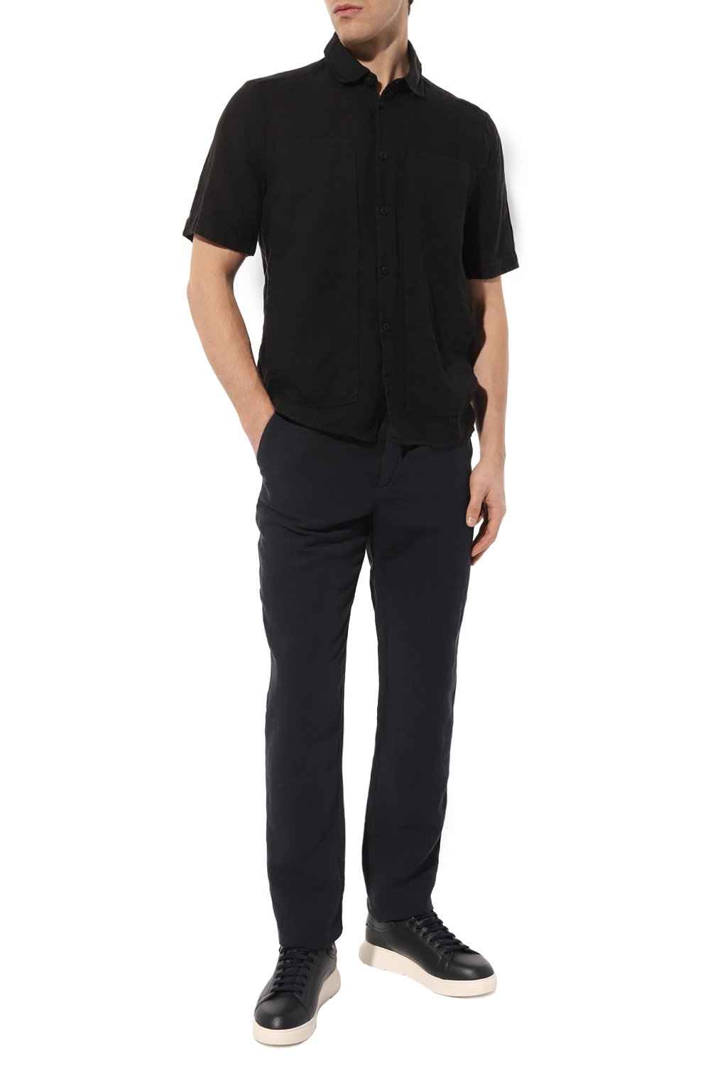 Льняная рубашка TRANSIT, арт. CFUTRWV311, фото 2