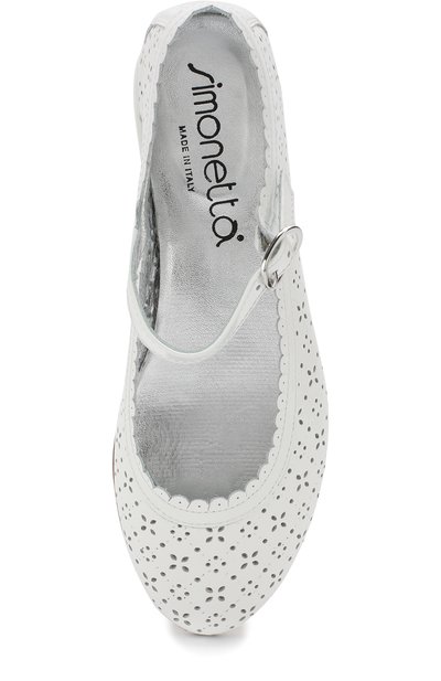 Лаковые туфли на ремешке с перфорацией SIMONETTA, арт. 54786/28-35, фото 4