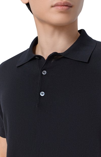 Хлопковое поло CANALI, арт. C0127/MK02459, фото 5