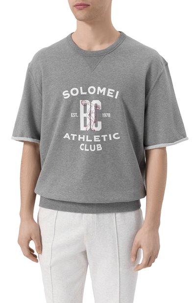 Хлопковый свитшот BRUNELLO CUCINELLI, арт. MN05N3378G, фото 3