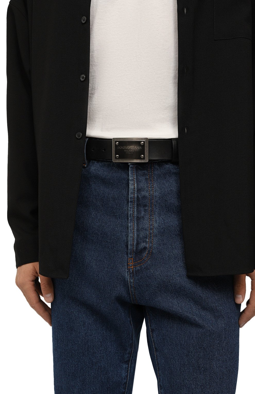 Кожаный ремень DOLCE & GABBANA, арт. BC4825/A0744, фото 2