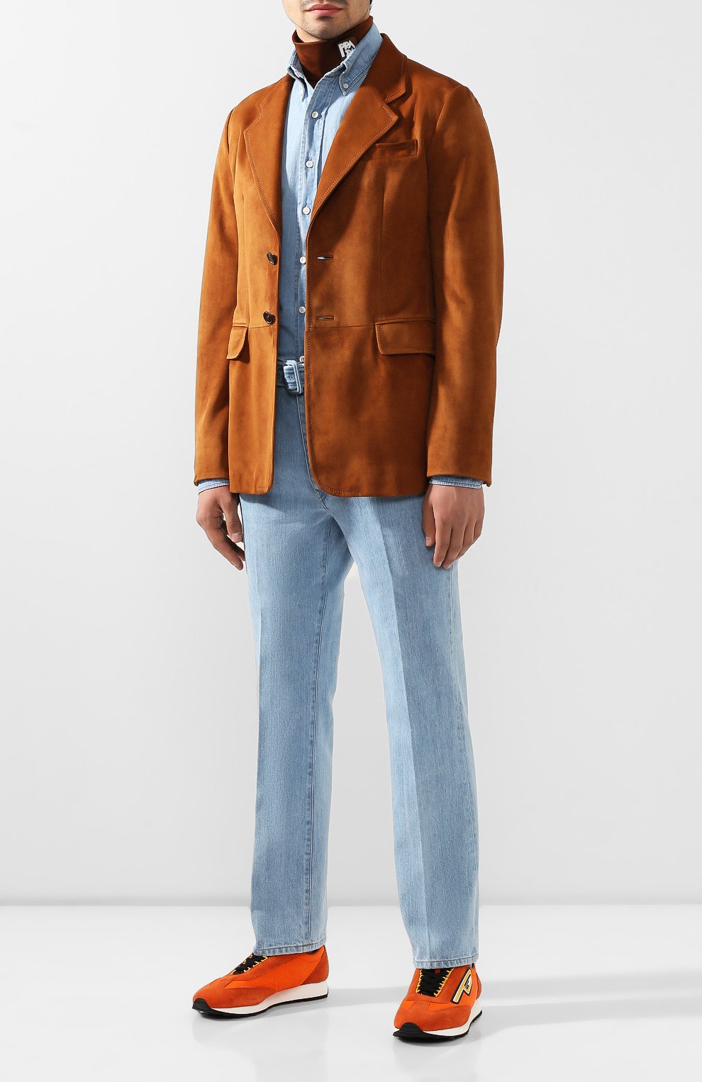 Джинсовая рубашка PRADA, арт. GEC045-1TPU-F0BAU, фото 2