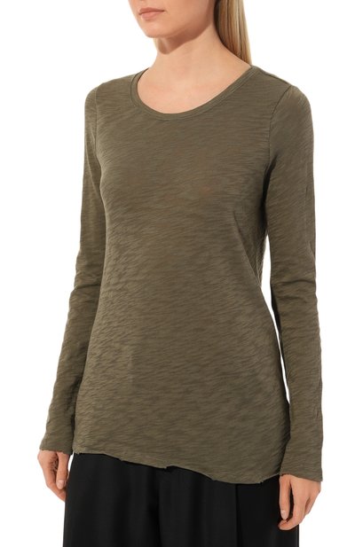 Хлопковый лонгслив ATM ANTHONY THOMAS MELILLO, арт. AW1047-FK, фото 3