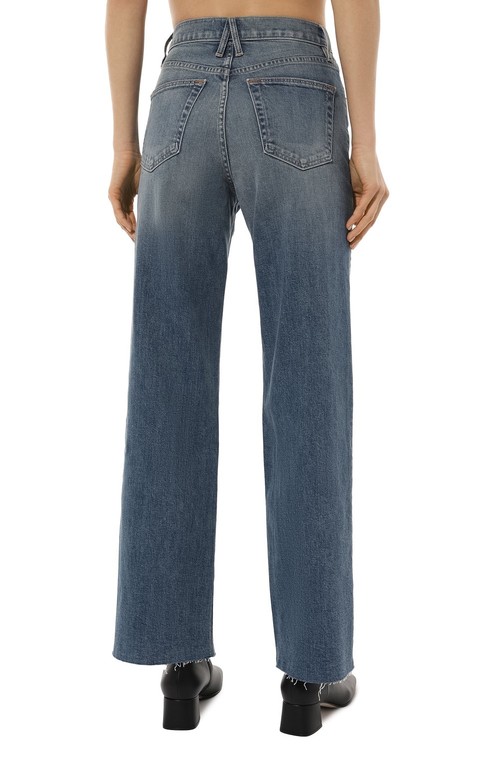 Джинсы SLVRLAKE синего цвета по цене 49700 руб., арт. GRCJ701SLRCN, фото 4 Джинсы SLVRLAKE, арт. GRCJ701SLRCN, фото 4