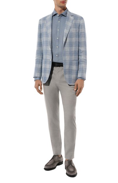 Замшевые дерби justin SANTONI, арт. MCJG18567PI2AGEX, фото 2