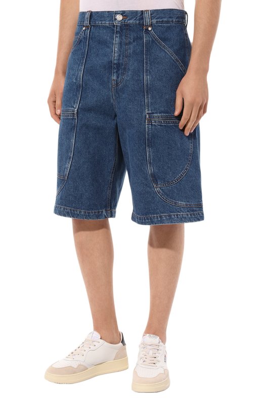 Джинсовые шорты Trussardi Синий, фото 3