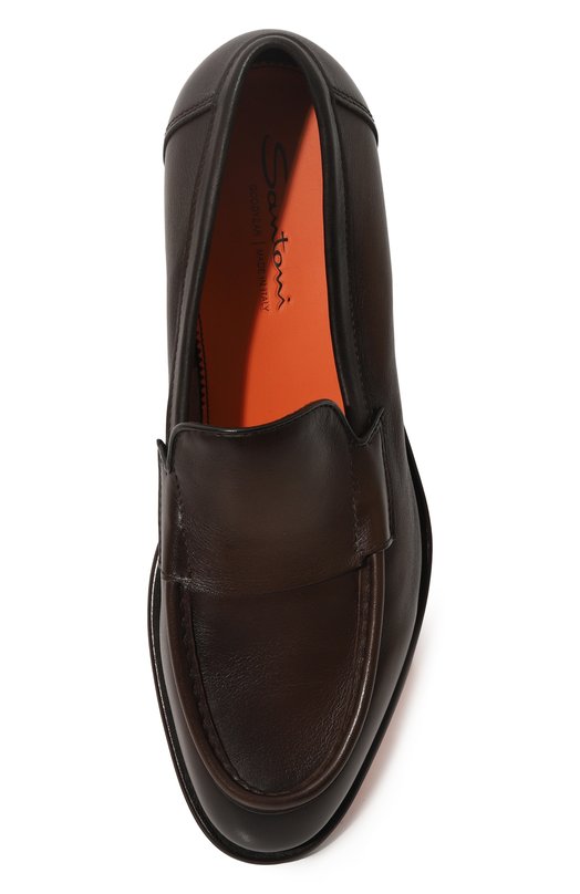 фото Кожаные лоферы santoni