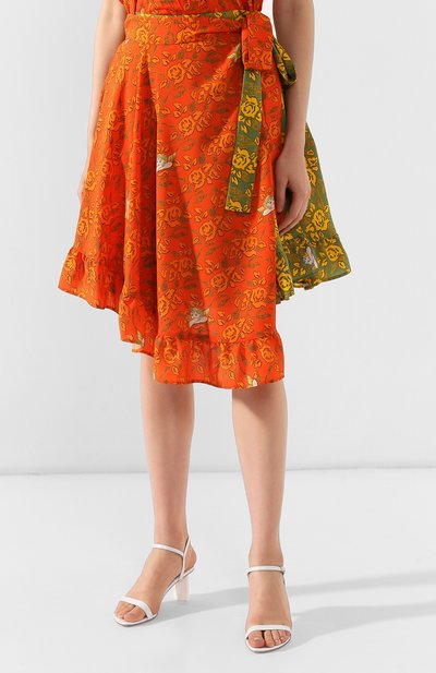 Юбка loewe x paula's ibiza LOEWE оранжевого цвета по цене 56650 руб., арт. S2295171P0, фото 3 Юбка loewe x paula's ibiza LOEWE, арт. S2295171P0, фото 3