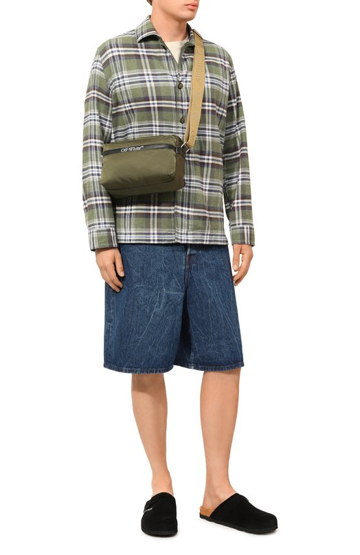 Сумка Outdoor Off-White 0MNQ081F24FAB002 Хаки  0MNQ081F24FAB002 Фото 7
