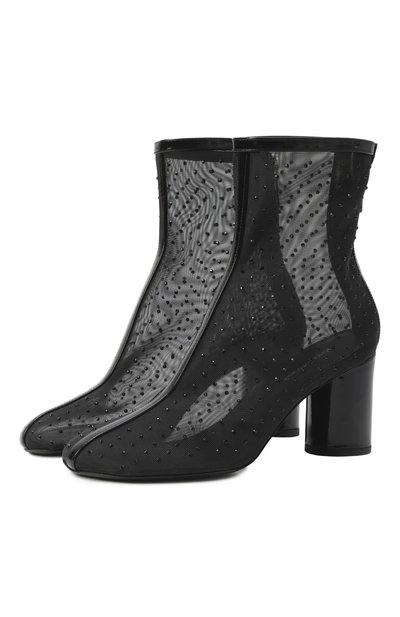 Женские текстильные ботильоны taryn MATTIA CAPEZZANI, арт. W380/RETE+VERNICE_STRASS