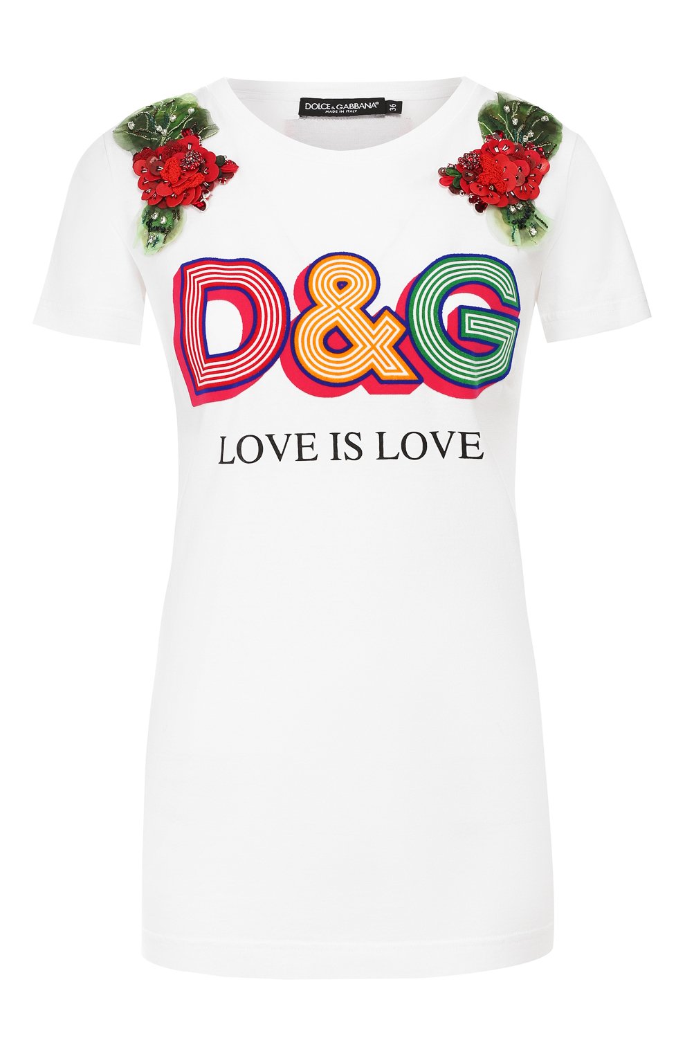 Хлопковая футболка DOLCE & GABBANA, арт. F8H32Z/G7SAY, фото 1