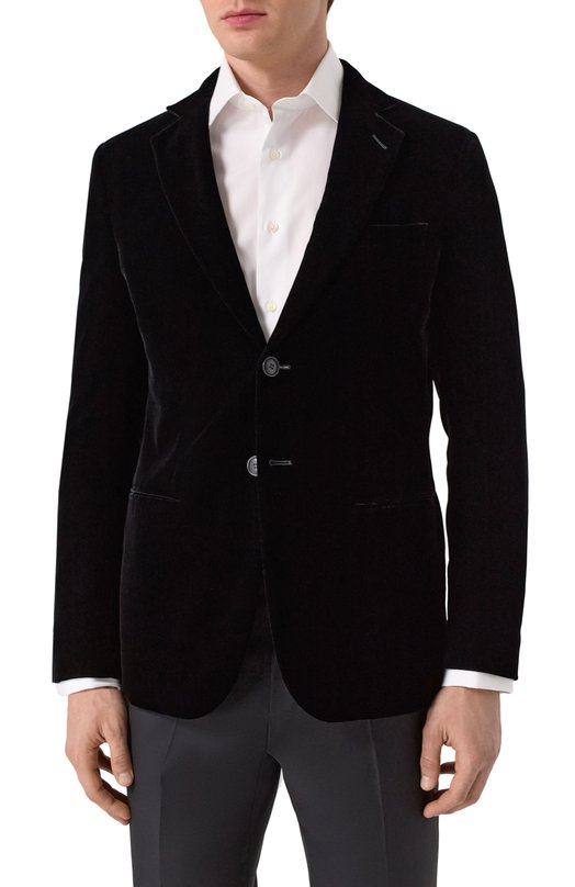 Вельветовый пиджак Giorgio Armani 9CGGG0AW/T0025 Чёрный  9CGGG0AW/T0025 Фото 4