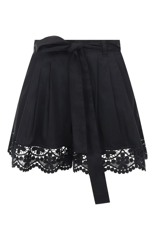 Хлопковые шорты Twinset 251TT2096 Чёрный 251TT2096
